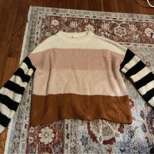 Truly Madly Deeply Multicolor Striped Sweater